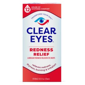 Clear Eyes Redness Relief Sterile Eye Drops - Quick Relief


