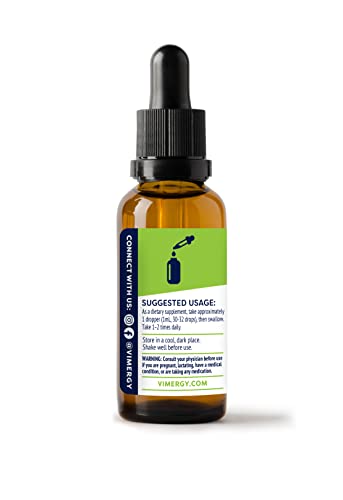 Vimergy Lemon Balm Tincture – USDA Organic & Alcohol-Free

