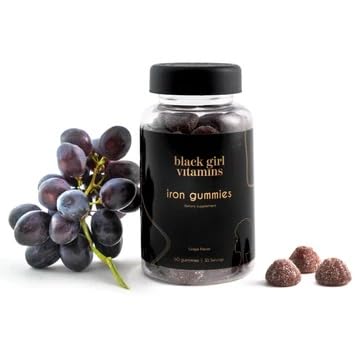 Black Girl Vitamins Iron Gummies | Gluten Free USA Made


