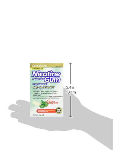 GoodSense Nicotine Polacrilex Gum 4 mg Mint Flavor

