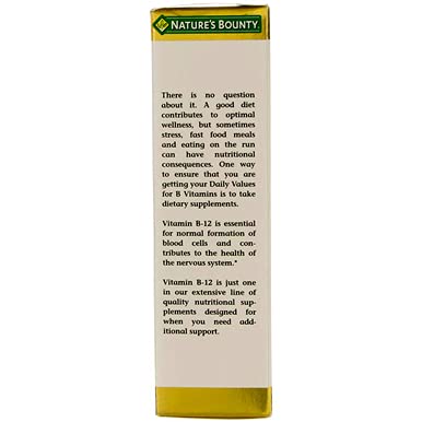 Nature's Bounty Vitamin B-12 Sublingual Liquid

