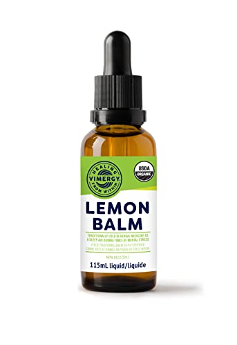 Vimergy Lemon Balm Tincture – USDA Organic & Alcohol-Free


