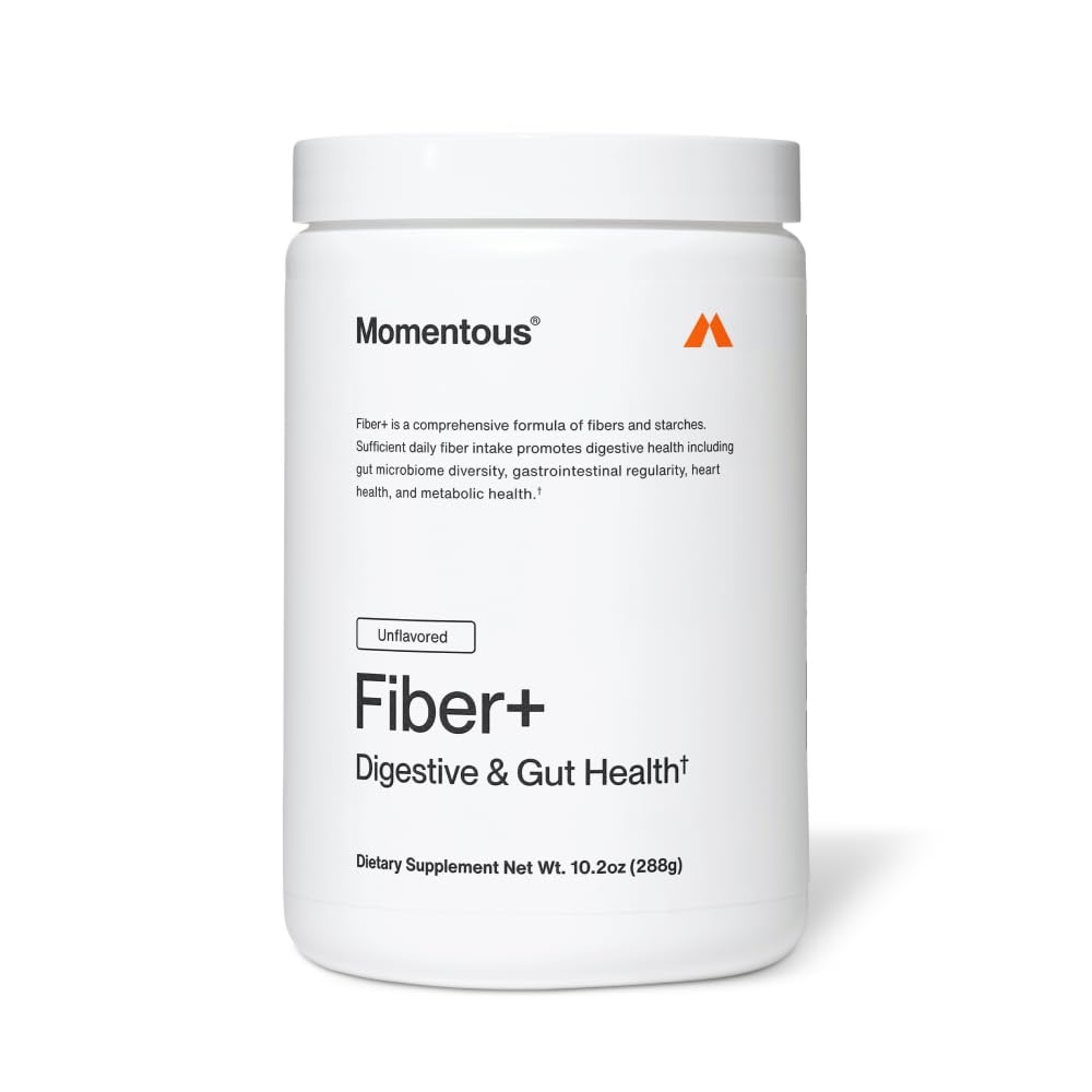 Momentous Fiber+ Multi-Source Fiber Powder for Digestive Support

