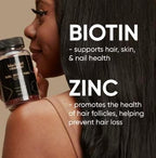 Black Girl Vitamins Hair Skin & Nails Gummies Biotin 6000mcg

