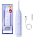 AquaSonic Icon Water Flosser - Cordless Rechargeable Oral Irrigator for Braces Home Travel