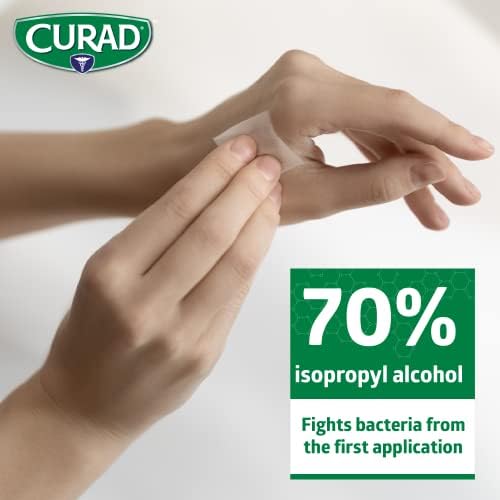 Curad Alcohol Prep Pads - 70% Isopropyl Alcohol

