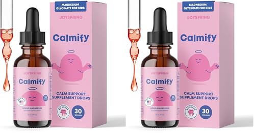 JoySpring Calmify Magnesium Glycinate for Kids – Liquid with L-Theanine