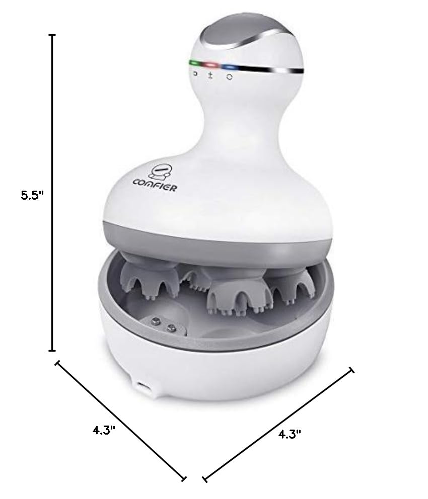 COMFIER Cordless Hair Scalp Massager with 4 Heads

