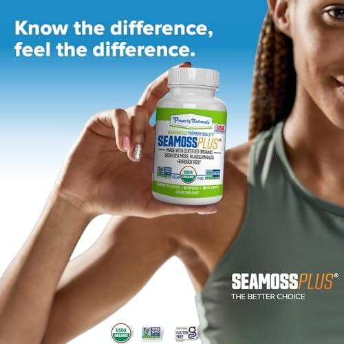 Sea Moss Plus Capsules Power By Naturals Organic Irish Moss

