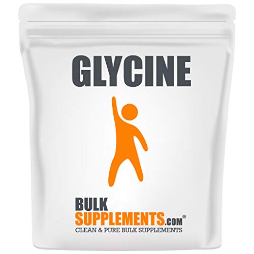 BulkSupplements Glycine Powder - Unflavored Gluten-Free Amino Acid Supplement
