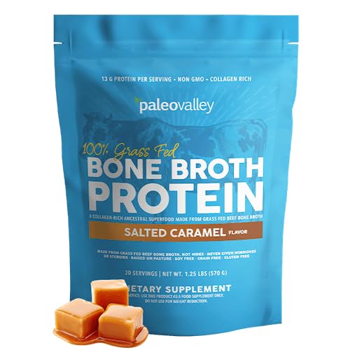 Paleovalley Grass-Fed Beef Bone Broth Protein Powder