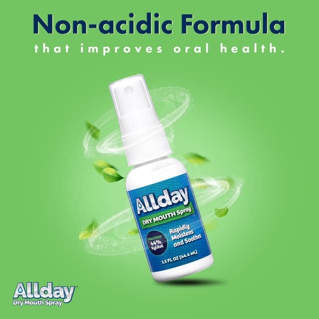 Allday Dry Mouth Spray Maximum Strength Xylitol

