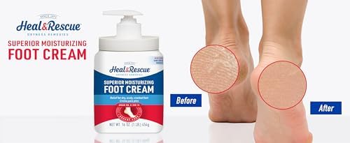 Heal&Rescue Heel Rescue Foot Cream Unscented for Dry Feet

