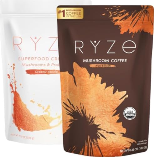 RYZE Mushroom Coffee Bundle with Probiotics

