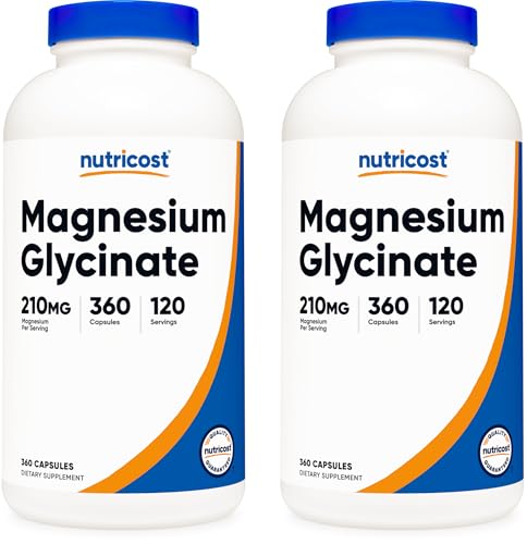 Nutricost Magnesium Glycinate Capsules for Gentle Absorption