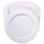 bUCLA Disposable Dinner Plates - Premium Plastic Tableware

