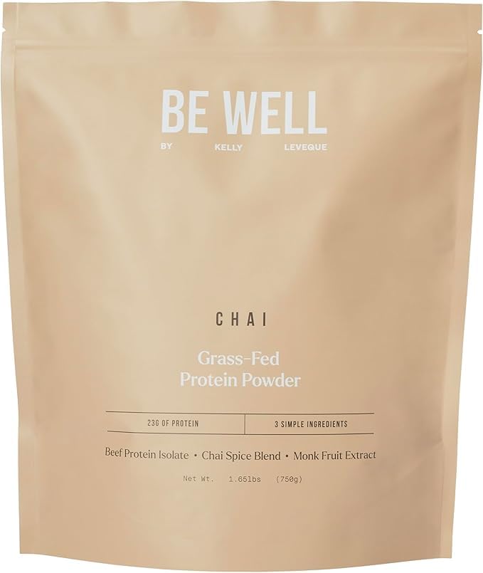 Be Well by Kelly Grass-Finished Beef Protein Powder