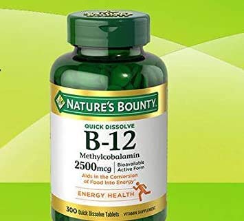 Nature's Bounty Vitamin B-12 Quick Dissolve 2500 mcg

