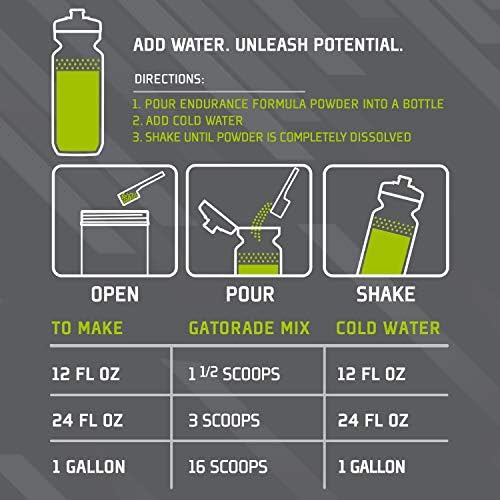 Gatorade Endurance Formula Powder Electrolyte Drink Mix

