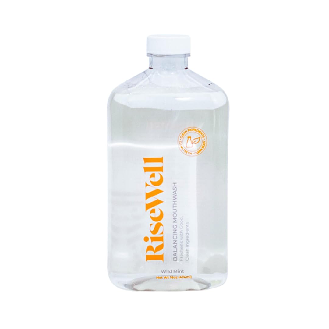 RiseWell Balancing Mouthwash - pH Balanced, Alcohol-Free

