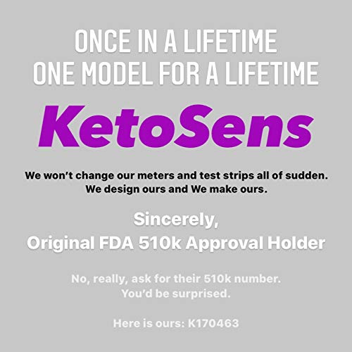 KetoSens Blood Ketone Test Strips | Ketosis Monitoring

