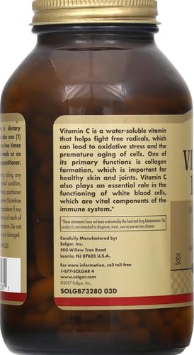 Solgar Vitamin C 1000 mg Vegetable Capsules | Immune Support

