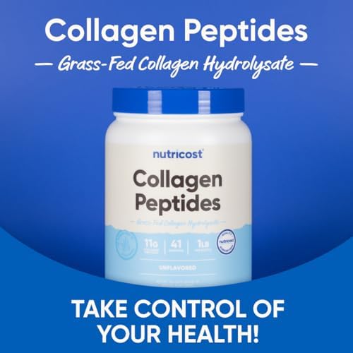 Nutricost Collagen Peptides Powder Grass-Fed Unflavored

