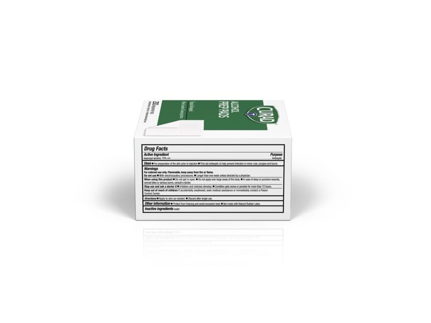 Curad Alcohol Prep Pads - 70% Isopropyl Alcohol


