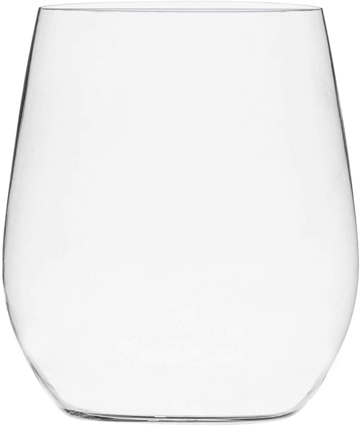 Munfix Disposable Stemless Plastic Wine Glasses


