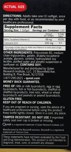Qunol Ultra CoQ10 Softgels Water- and Fat-Soluble Antioxidant

