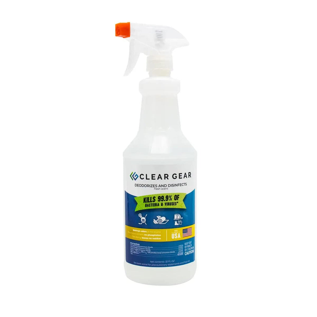 Clear Gear Disinfectant Spray for Sports Equipment

