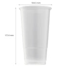 Karat Clear PolyPro Cups - BPA-Free & Recyclable

