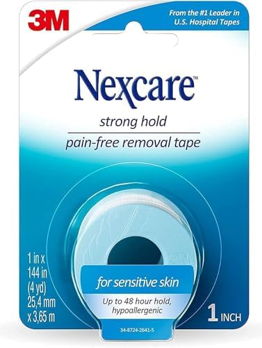 Nexcare Sensitive Skin Medical Tape | Gentle Hypoallergenic

