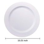 bUCLA Disposable Dinner Plates - Premium Plastic Tableware

