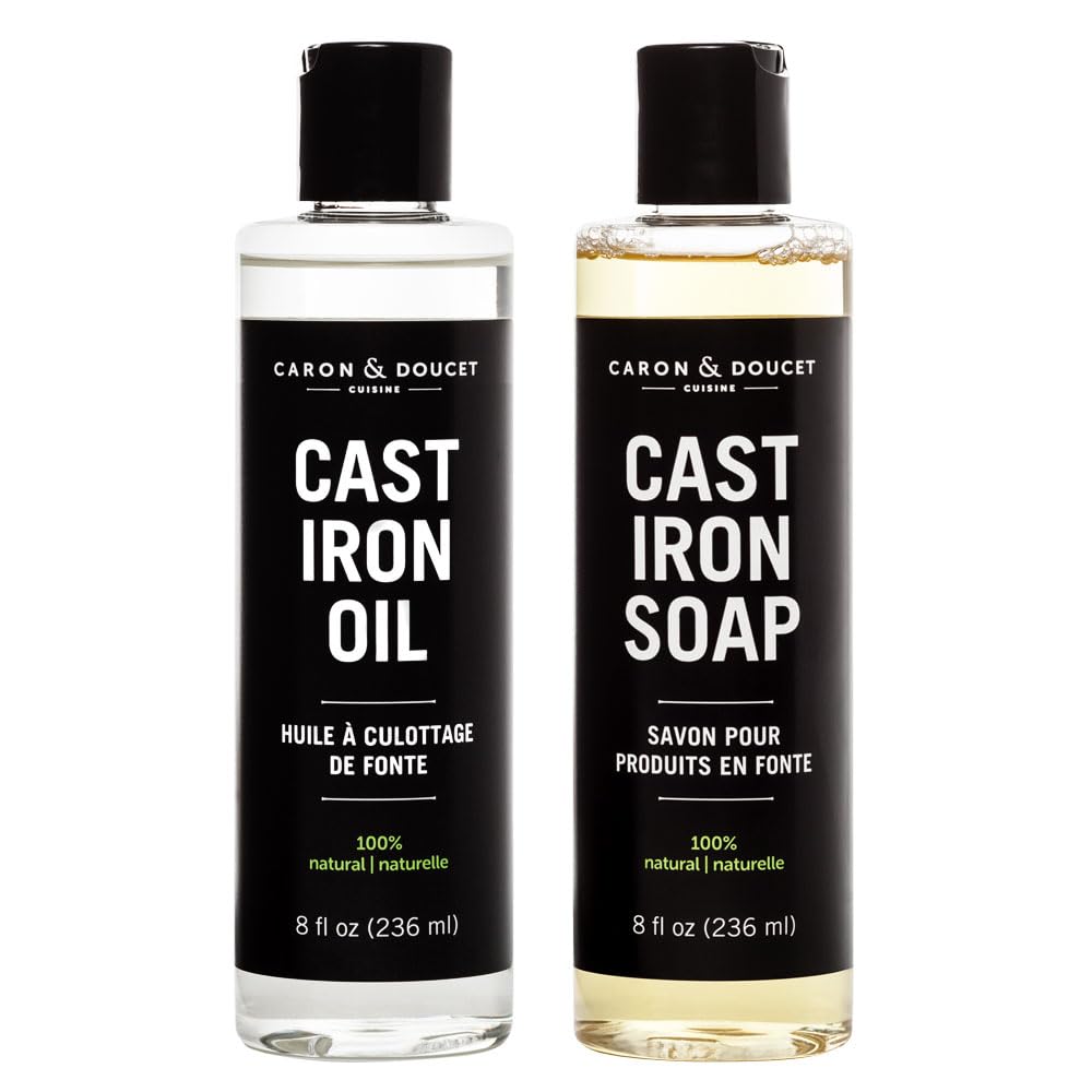 Caron & Doucet Cast Iron Cleaning & Conditioning Set

