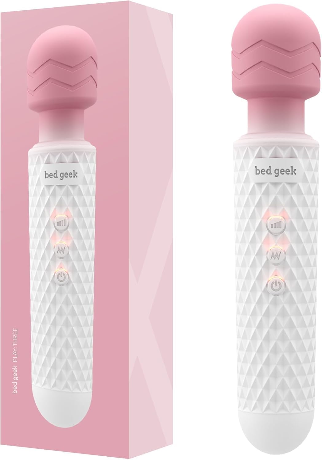 bed geek Handheld Wand Massager – USB Rechargeable