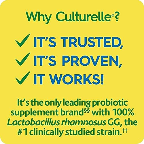 Culturelle Probiotic LGG 15B CFUs for Digestive Health


