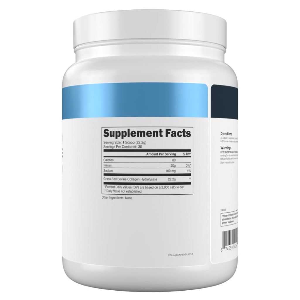 Transparent Labs Grass-Fed Collagen Peptides Powder

