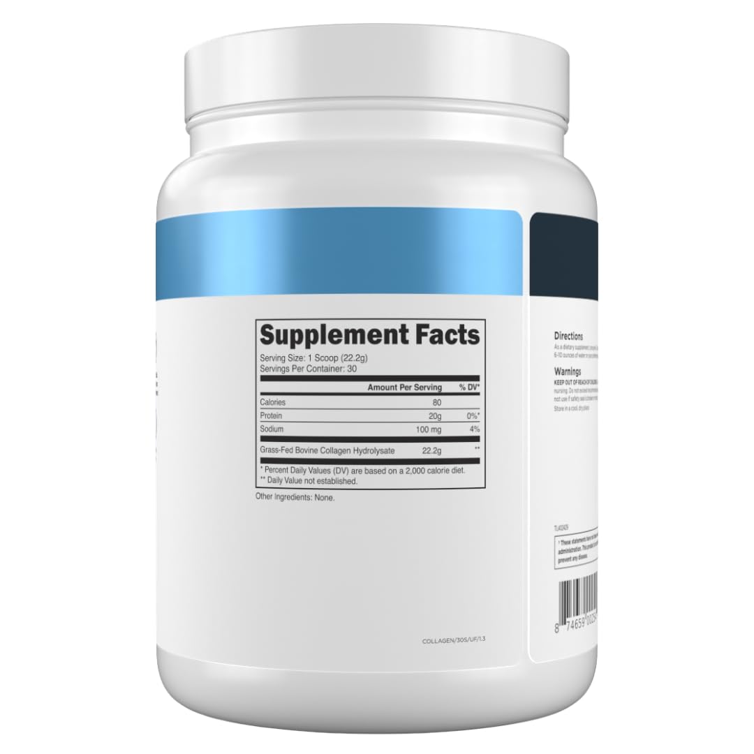 Transparent Labs Grass-Fed Collagen Peptides Powder

