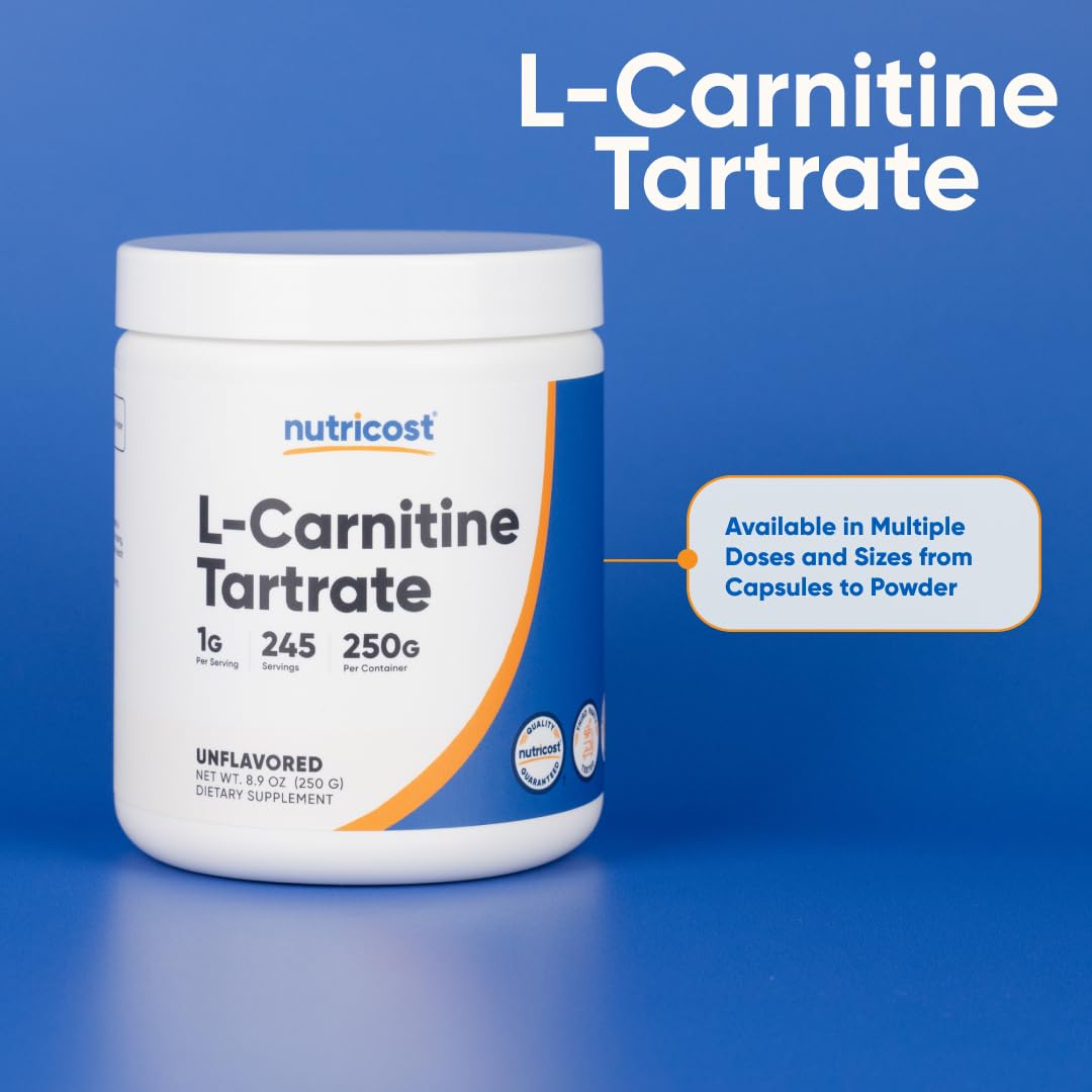 Nutricost L-Carnitine Tartrate Powder - Premium Supplement

