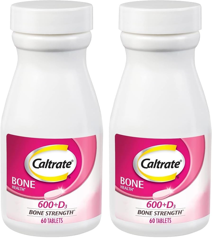 Caltrate 600 Plus D3 Minerals Calcium & Vitamin D Tablets for Bone Health