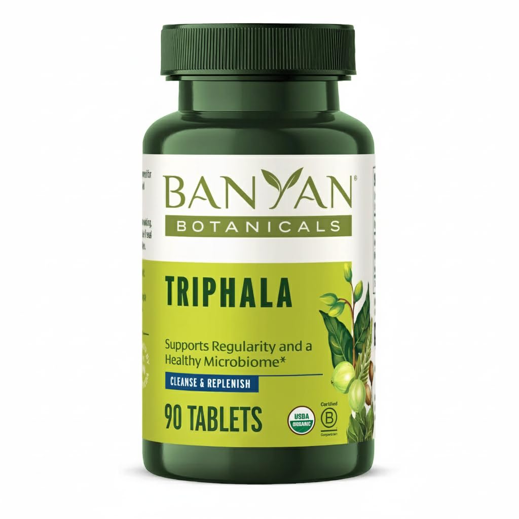 Banyan Botanicals Triphala Tablets for Digestive Support