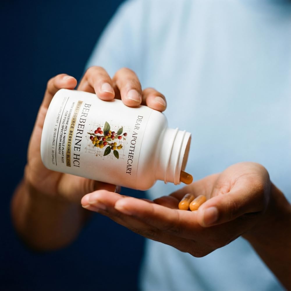 Berberine HCl Complex with Bark and Root - Vegan Capsules

