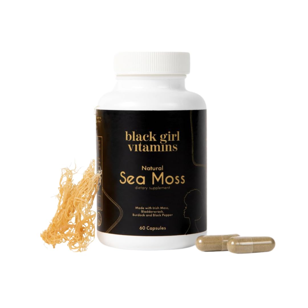 Black Girl Vitamins Sea Moss Capsules | Mineral Rich

