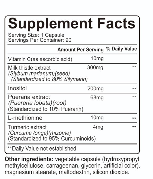 Uvora Milk Thistle Detox Liver Support

