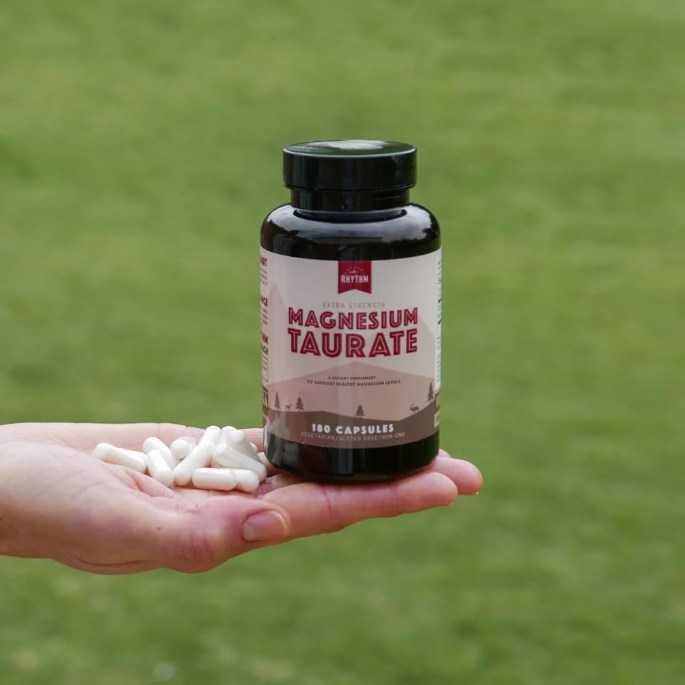 Magnesium Taurate Supplement for Heart & Nerve - Made in USA


