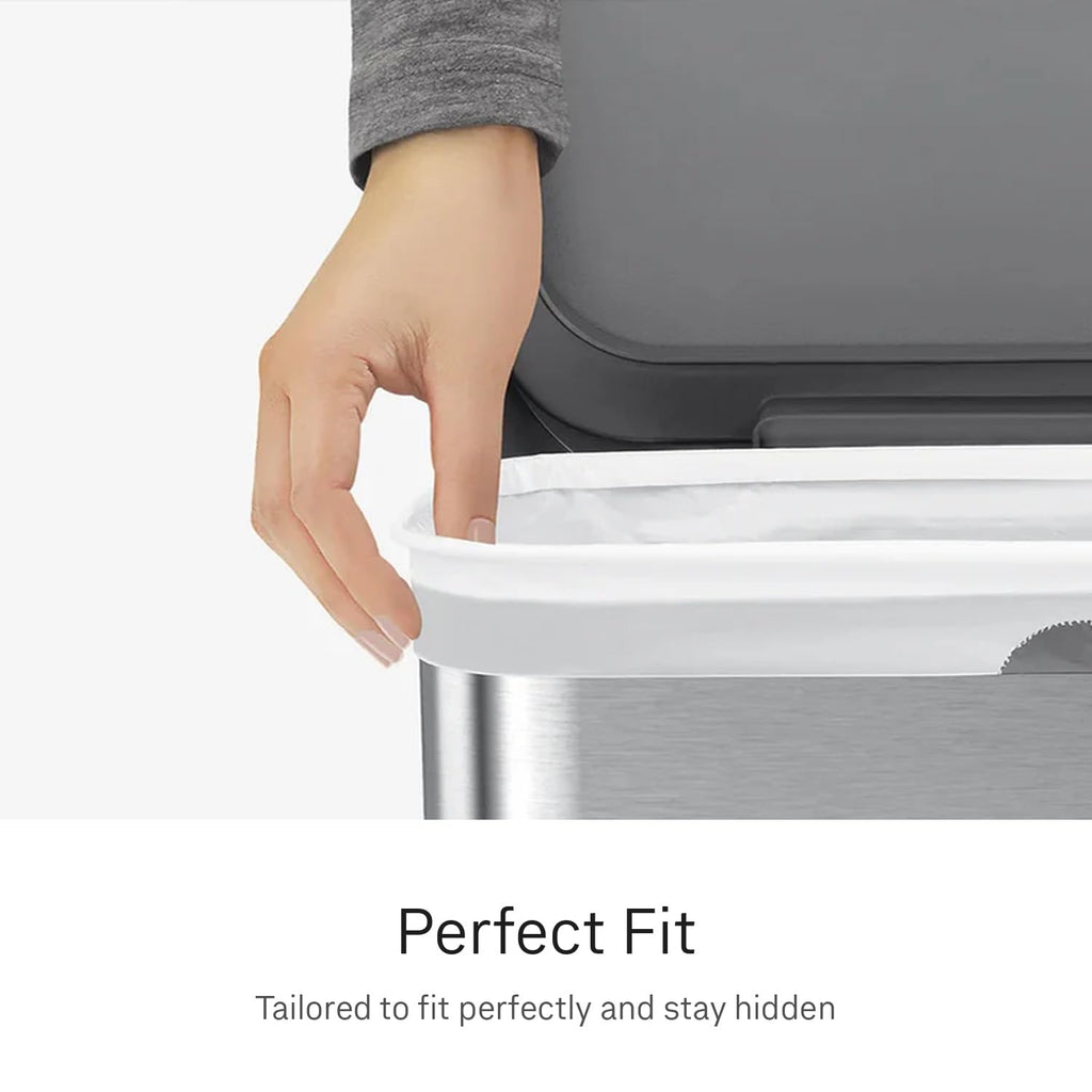 simplehuman Code J Custom Fit Liners for Kitchen Trash Cans

