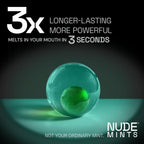 NUDE MINTS Dual Action Liquid Capsules Breath Freshener

