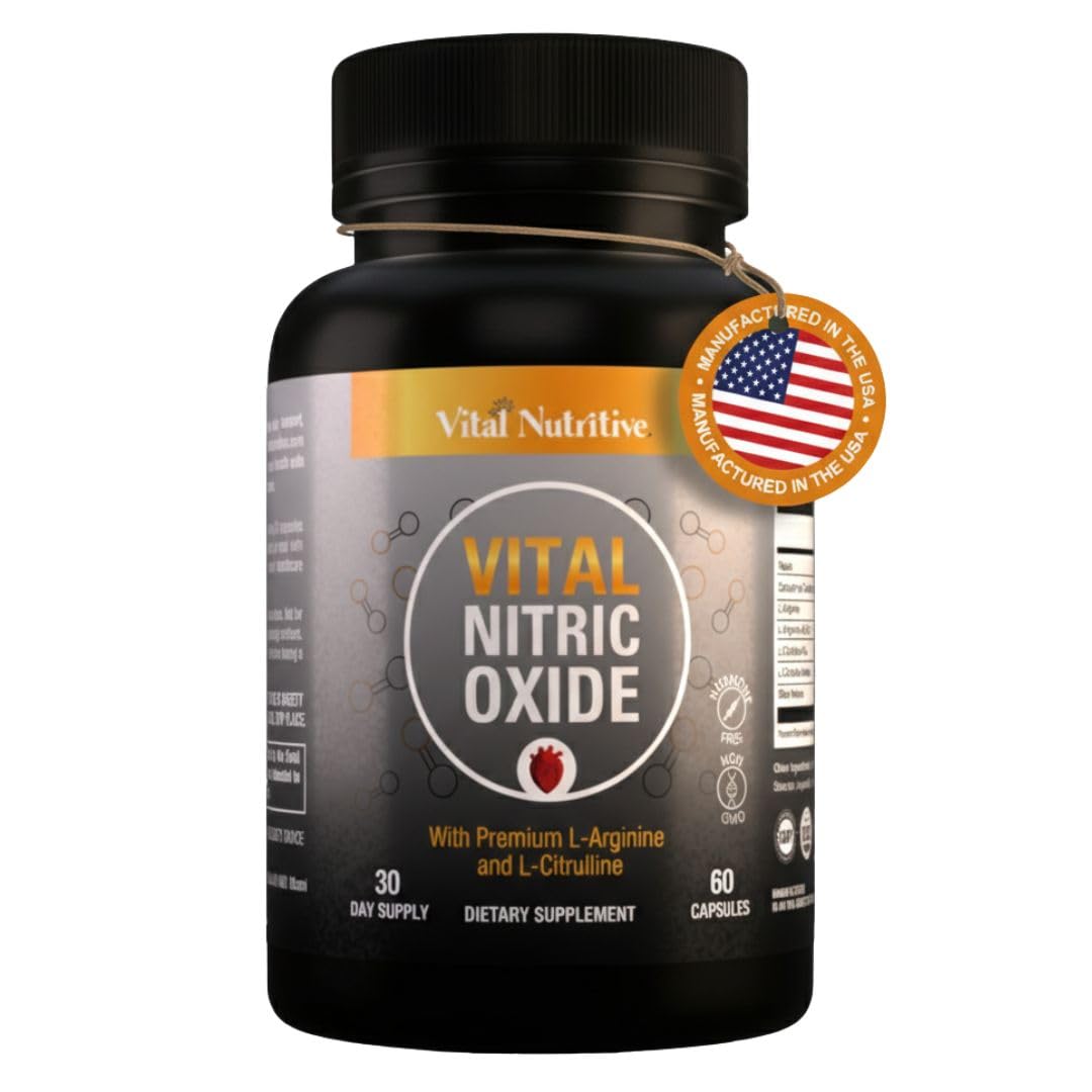 Vital Nitric Oxide Supplement for Men | Blood Flow & Energy

