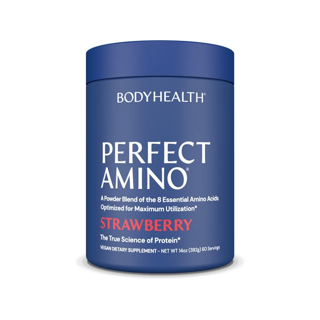 BodyHealth PerfectAmino Powder - BCAA & EAA Amino Acid Supplement for Muscle Recovery